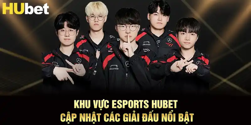 Khu vực Esports hubet cập nhật các giải đấu nổi bật