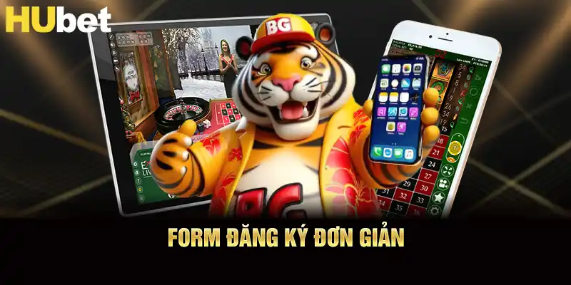 Form đăng ký đơn giản